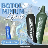 Portable Folding Bottle Soft Flask Running Watter Bottle Capacity 500ML