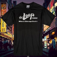 Gift for friends waffle shirt New Shirt The Loop FM 98 Men & Women Logo T Shirt xs-3xl