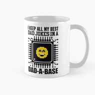 Mug I Keep All My Dad Jokes In Dad-A-Basea