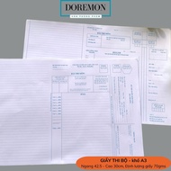 Bo exam paper, university exam paper - A3 test paper, school paper -vpp Doraemon
