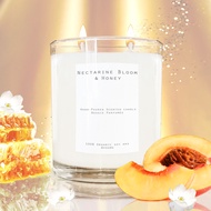 เทียนหอม Soy Wax กลิ่น Jo.L Nectarine bloom and Honey 300g/10.14 oz (45 - 55 hours) Double wicks candle nectarine blossom &amp; honey เทียนอโรม่า