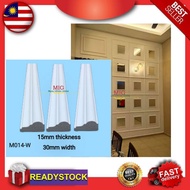 M014-W Wainscoting Made in Korea Material PVC Siap Potong Size 2 hingga 5 feet
