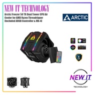 Arctic Freezer 50 TR Dual Tower CPU Air Cooler PC Desktop for AMD Ryzen Threadripper [Included ARGB Controller &amp; MX-4]