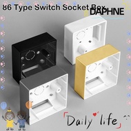 DAPHNE Switch Socket Box Wiring Organize On-Wall Mount Switch And Socket Apply Wall Surface Junction Box