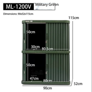 IRIS-陽臺櫃收納櫃戶外儲物置物櫃-ML-1200V【新款綠】
