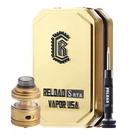 Atomizer Vape Reload S RTA 24.5MM Gold Authentic By Reload Vapor USA