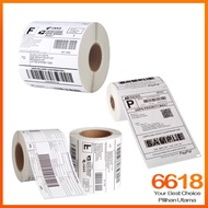 A6 500 Helai Label Kertas Termal Roll Pelekat Thermal Paper Label Roll Sticker Waybill Consignment Note 100mmx150mm