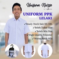 Baju Uniform PPK Lelaki Pembantu Perawatan Kesihatan PPP Pembantu Pembedahan Pergigian Male Nurse Un