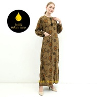 MERAH Batik udan mas - Fiona Dress premium Rayon Material/Modern Fiona Dress/Beautiful Jumbo Oversiz