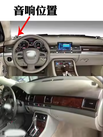 For Audi A8L S8 A8 Mk2 D3f 4E2 4E8 2002-2010 Car Dashboard Mat Accsesories Anti-reflective Anti-slip