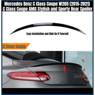 Mercedes Benz C Class Coupe W205 (2015-2021) C Class Coupe AMG Stylish Car Rear Spoiler Car Accessor