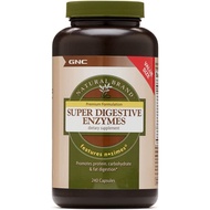 GNC Natural Brand Super Digestive Enzymes - 240 Capsules, Supports Protein, Carbohydrate & Fat Diges