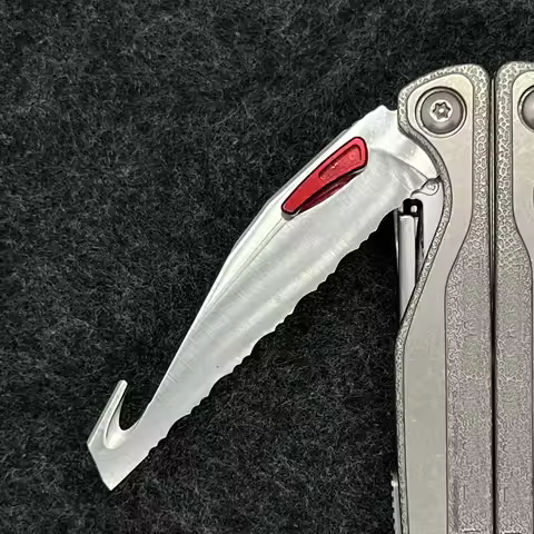 1 set Custom made Aluminum Alloy Thumb Grip Easy open Button For Leatherman TTI CNC DIY Accessories