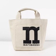 芬蘭 marimekko 字母印花帆布袋
