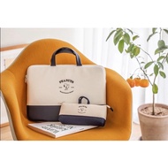 Peanuts Snoopy iPad/Tablet Sleeve Pouch/Stationary Pouch/Macbook Sleeve Pouch - Black/White