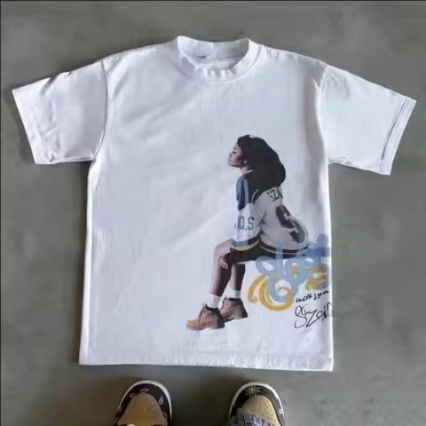 SZA SOS R&B Artist Pattern T-shirt Street Style T-shirt Summer New Casual Harajuku Style Unisex T-sh