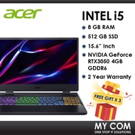 Acer Nitro 5 AN515-58-51AB 15.6" FHD 144Hz Gaming Laptop (i5-12450H, 8GB, 512GB SSD, RTX3050 4GB, W1