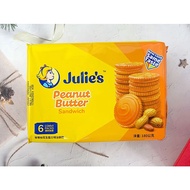 Julies Peanut Butter Sandwich Biscuits (180g) Snacks Lacto-Vegetarian Afternoon Tea [Small San Meiri