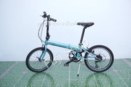 จักรยานพับได้ญี่ปุ่น - ล้อ 20 นิ้ว - มีเกียร์ - Dahon Speed P8 - สีฟ้า [จักรยานมือสอง]