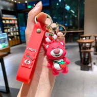 GANTUNGAN K4ws Astronaut Doraemon Hello Kitty Stitch Lotso Motif Keychain for Motorcycle Car Wallet 
