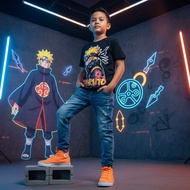 Naruto kaos cowok motip anime Naruto keren