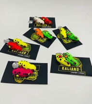 SOFT FROG 4CM 5GRAM BONUS CANGKANG KALIANG LURE HOOK TAJAM I UMPAN CASTING IKAN GABUS DAN TOMAN