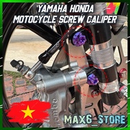 ORIGINAL GR5 STAINLESS STEEL CALIPER SCREW TITANIUM PURPLE FOR YAMAHA Y15ZR Y16ZR LC135 LAGENDA SOLA