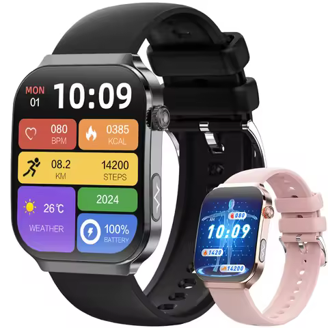 Smart Watch U21 ECG PPG Health Monitoring SOS 2.2inch 3D Curved Large Screen Outdoor Sports Fitness 