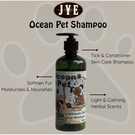 [JYE] Ocean Pet Shampoo | Pet Flea and Tick Shampoo | Pet Conditioner Shampoo | 500ml