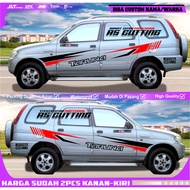 Latest Taruna Car Land Squid Stickers, Daihatsu Taruna 2pecs Car Stickers