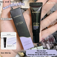 Kem Nâng Tone CARSLAN Kem Lười Tone Up Cream Dưỡng Ẩm Mỏng Nhẹ Tuýp Mini Size 5g Miễn Phí Vận Chuyển