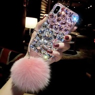 Fashion Shiny Diamond Bling Stone Phone Case for Samsung Galaxy A73 A71 A53 A52 A51 A33 A32 A31 A14 A12 A54 A03 A03S A20 A30 A50 S A23 5G Glitter Rhinestone Cover