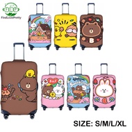 Brown&amp;friends Luggage cover cute cartoon luggage cover Fits 18-32 Inch Luggage