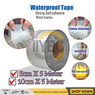 Super Waterproof Butyl Rubber Self Adhesive Aluminium Foil Tape Super Strong Repair Awning Roof Pipe