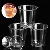 50pcs Small Clear Plastic Disposable Shot Glass For Party Jelly Drink New
