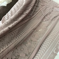 Kain Burkat Andin/ Burkat Renda Salur/ Brokat Import Murah/ Kain Brokat Salur Andin/ Kain Brokat Til