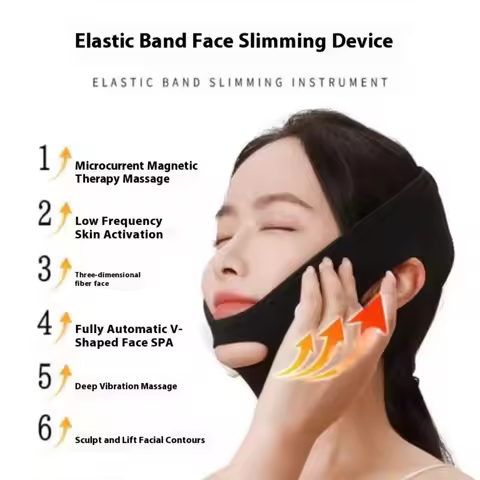 EMS V Shape Facial Massager - Face Lifting Device Anti-Aging Home Use Skin Care Tightening Mask