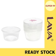 (10 PCS) LAVA Round Container Disposable Plastic Food Box (12oz - 30oz) (350ml - 850ml) R12 R16 R20 