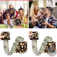 MAIAL Birthday Money Box, Paper Birthday Surprise Cash Pull Gift Boxs,  Creative 16th 18th 21st Happ