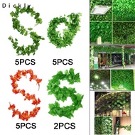 Dickly Artificial Ivy Garland,Ivy Garland Vines Leaf Garland Green Leaves Plants Plant for Wedding W
