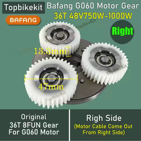 Original Bafang Motor Gear 36T Replacement BF RM-G060 750D/1000D 48V 750W Motor Gear Set For Replace