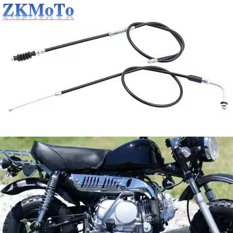 Motorcycle 810mm 770mm Clutch Cable Throttle Cable For Honda Z50 Z50A Z50J Z50R Mini Trail Monkey Bi