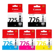 Canon PGI 725 (PGBK) CLI 726 (BCMY) Ink Cartridge PGI725 CLI726 PGI 725 CLI 726
