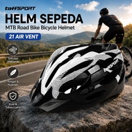 TaffSPORT MTB Road Bike Bicycle Helmet 21 Air Vent - X10