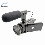 D100 Lzskylar กล้องวิดีโอกล้องวีดีโอ1080P กล้องวงจรปิดกล้องถ่ายรูปวีล็อกพร้อมไมโครโฟนเลนส์กล้องดิจิทัลมุมกว้าง