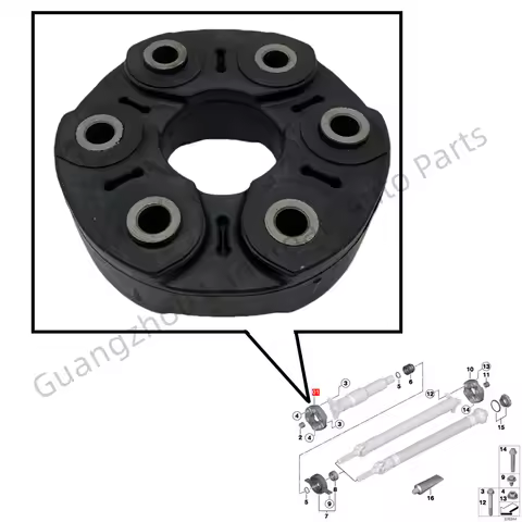 26117610061 Driveshaft Flex Disc Joint For BMW E70 E82 E90 F01 F07 F10 F30 740Li 535i 335i 550i 528i