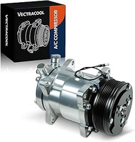 Universal A/C Compressor 6PK Clutch Sanden 508 5H14 R134A Serpentine Belt 12V