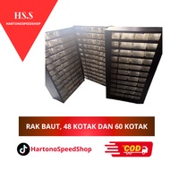 SQUARE BOLT RACK 48 SQUARE AND 60 BOX SECOND/BEK