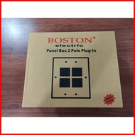♒ ☜ Boston Plug In Panel Box Heavy Duty Panel Board Circuit Breaker Box (2x2) (2 Branches) (4 Holes