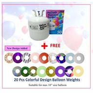 22 Liter Helium Gas Helium Balloon Gas, free 20pcs balloon weights.2 Liter Helium Gas Helium Balloon